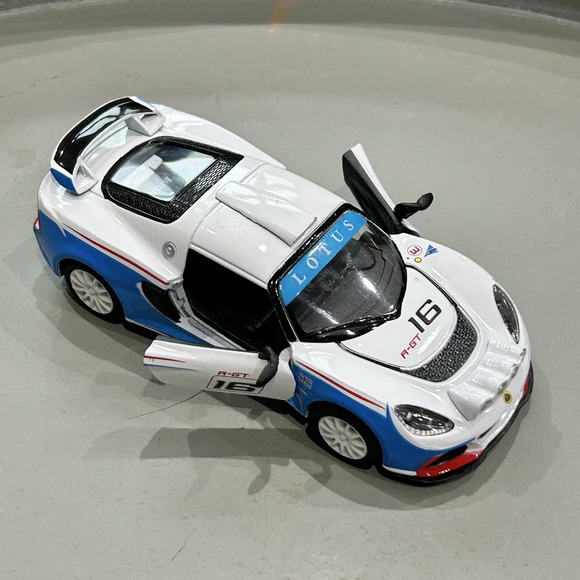 5" Kinsmart 2012 Lotus Exige R-GT Diecast Model Toy Car 1:32 Pull Back Works